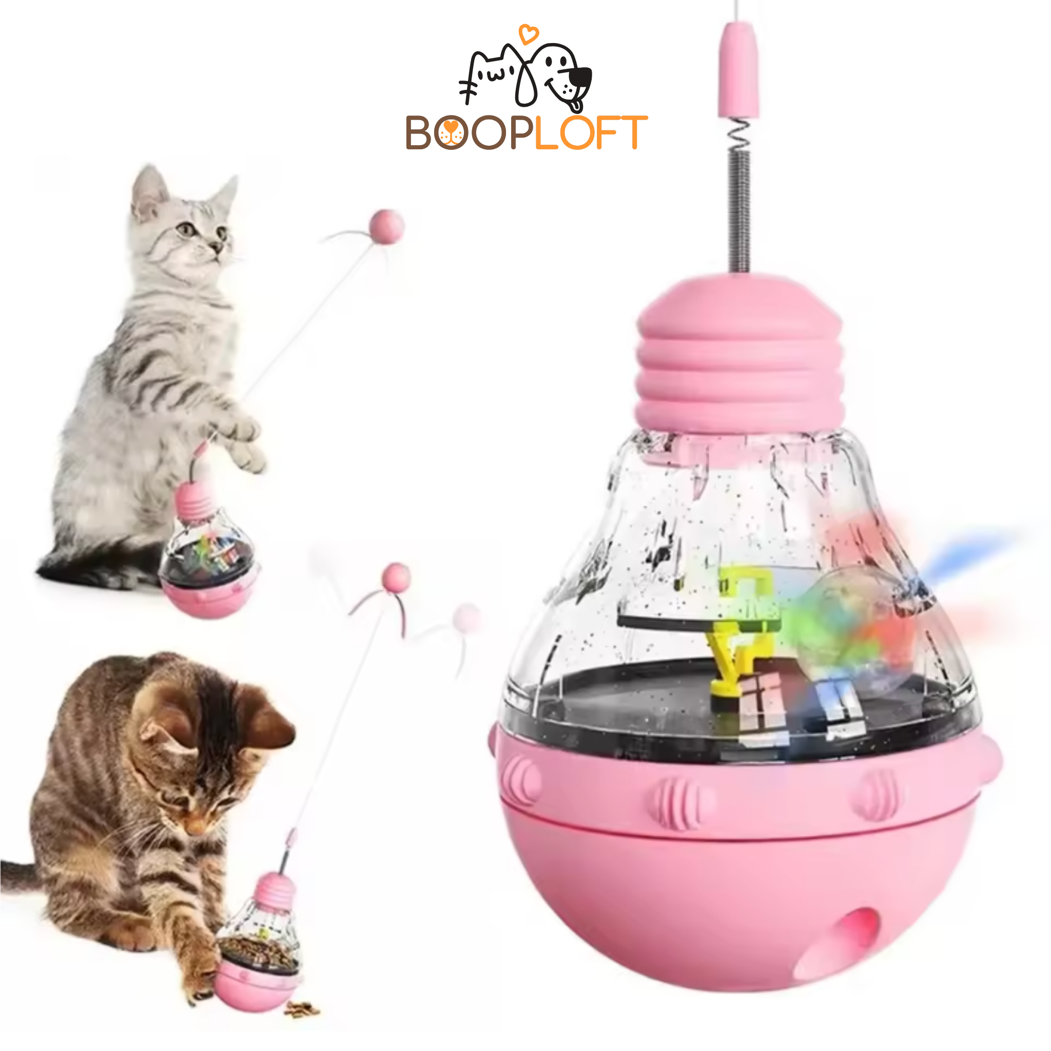 TumbleFeeder 4-in-1 Interactive Food Puzzle Toy