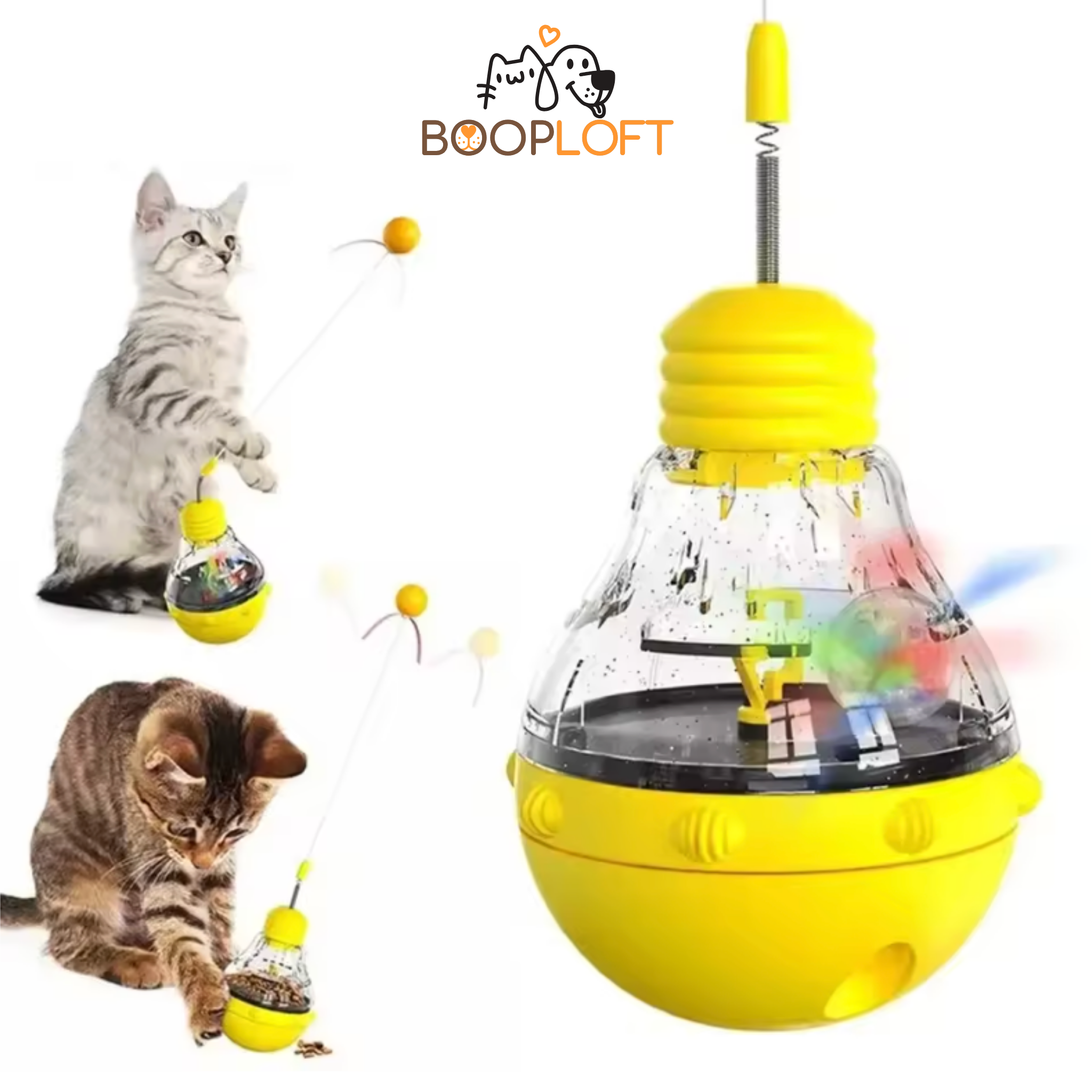 TumbleFeeder 4-in-1 Interactive Food Puzzle Toy