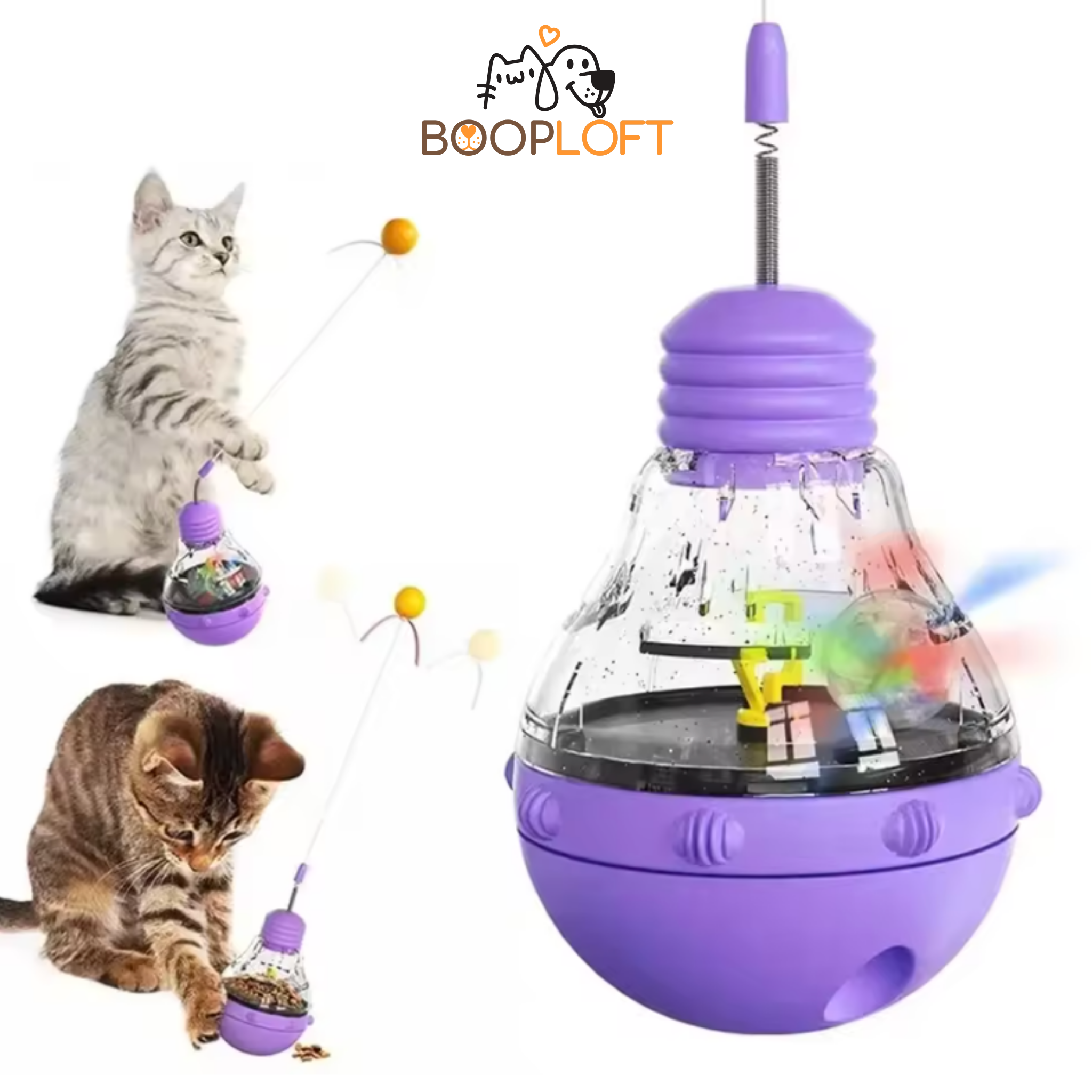 TumbleFeeder 4-in-1 Interactive Food Puzzle Toy