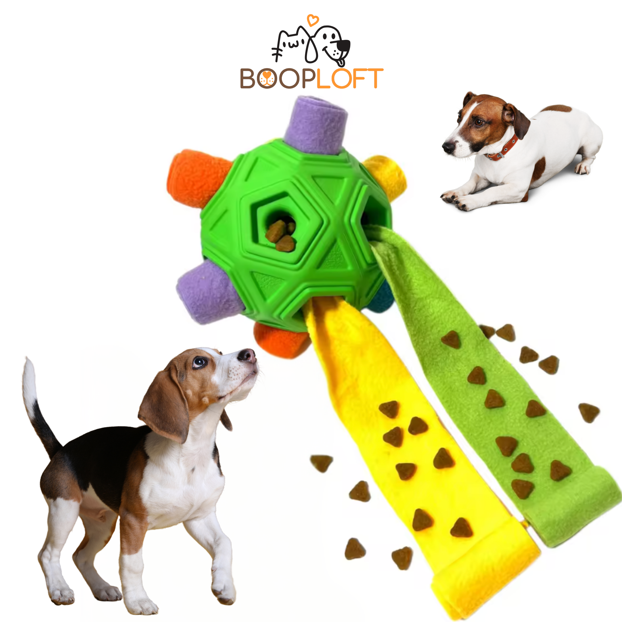 ⚽ SnuffleRibbon 2-in-1 Ball & Puzzle Slow Feeder