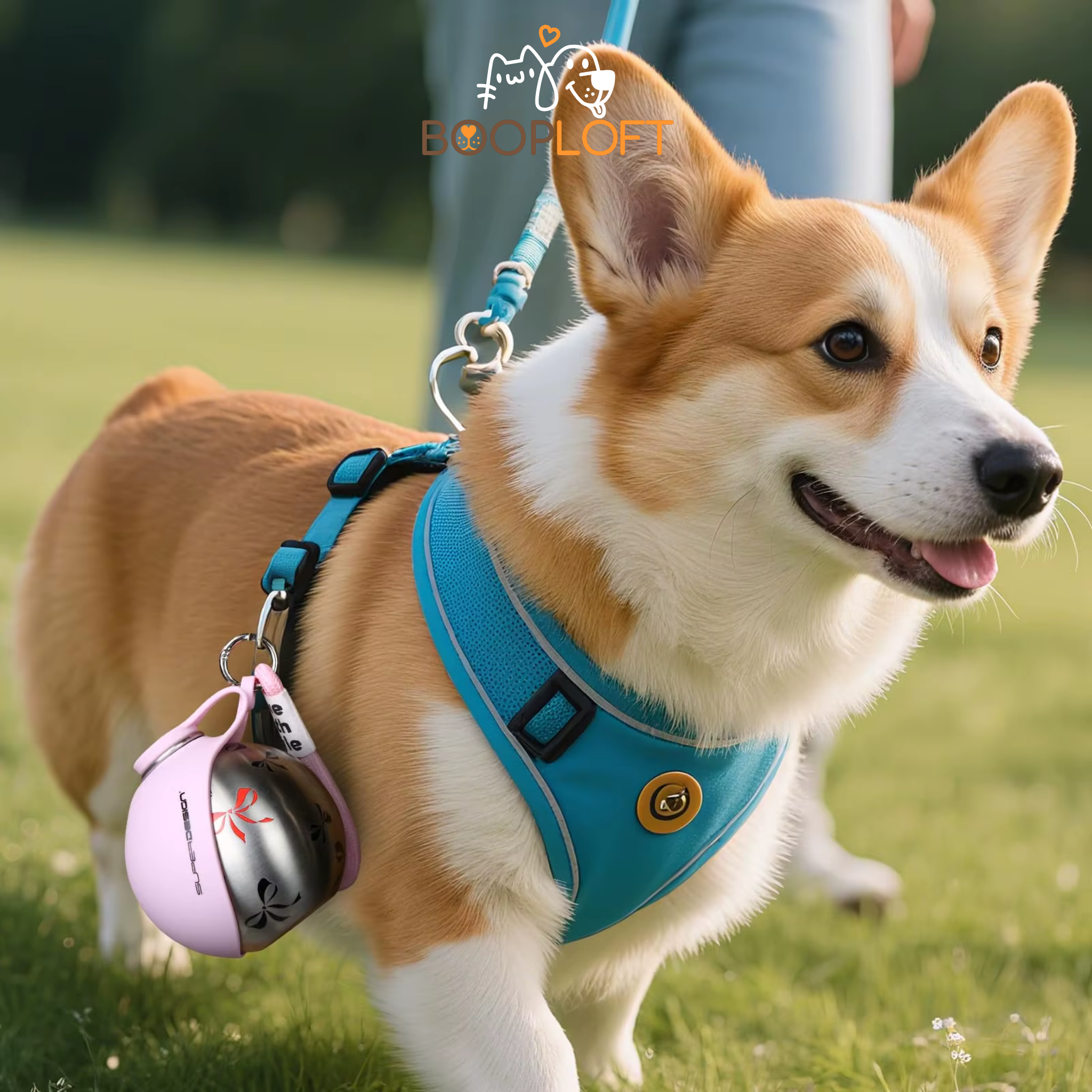 HydroBuddy 2-in-1 Portable Dog Water Bottle