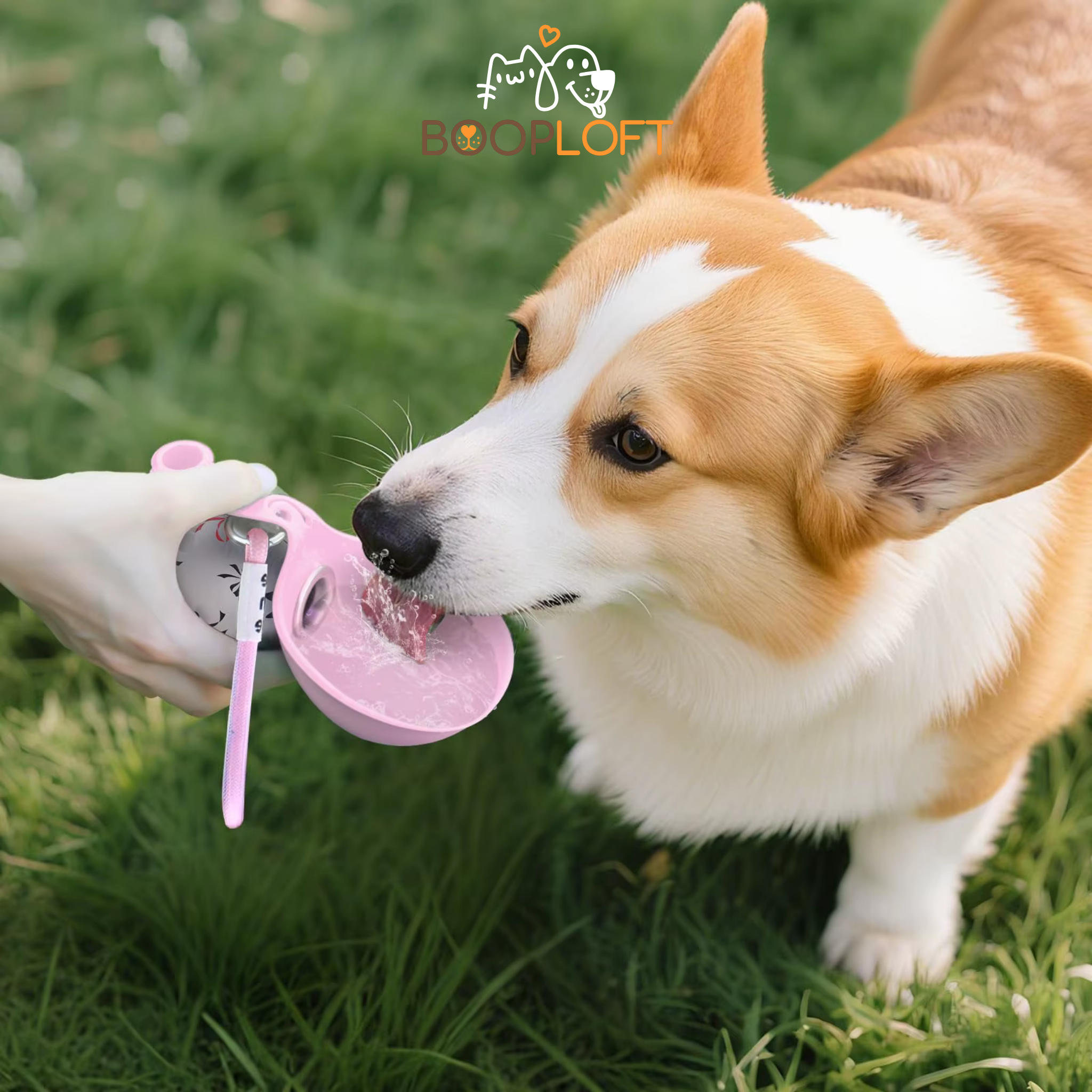 HydroBuddy 2-in-1 Portable Dog Water Bottle