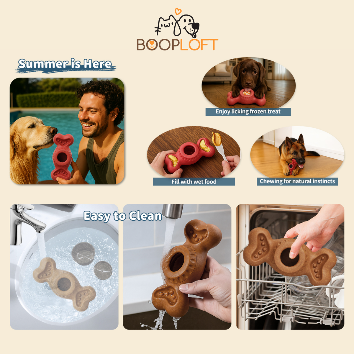 FrostyBite 3-in-1 Chew Toy