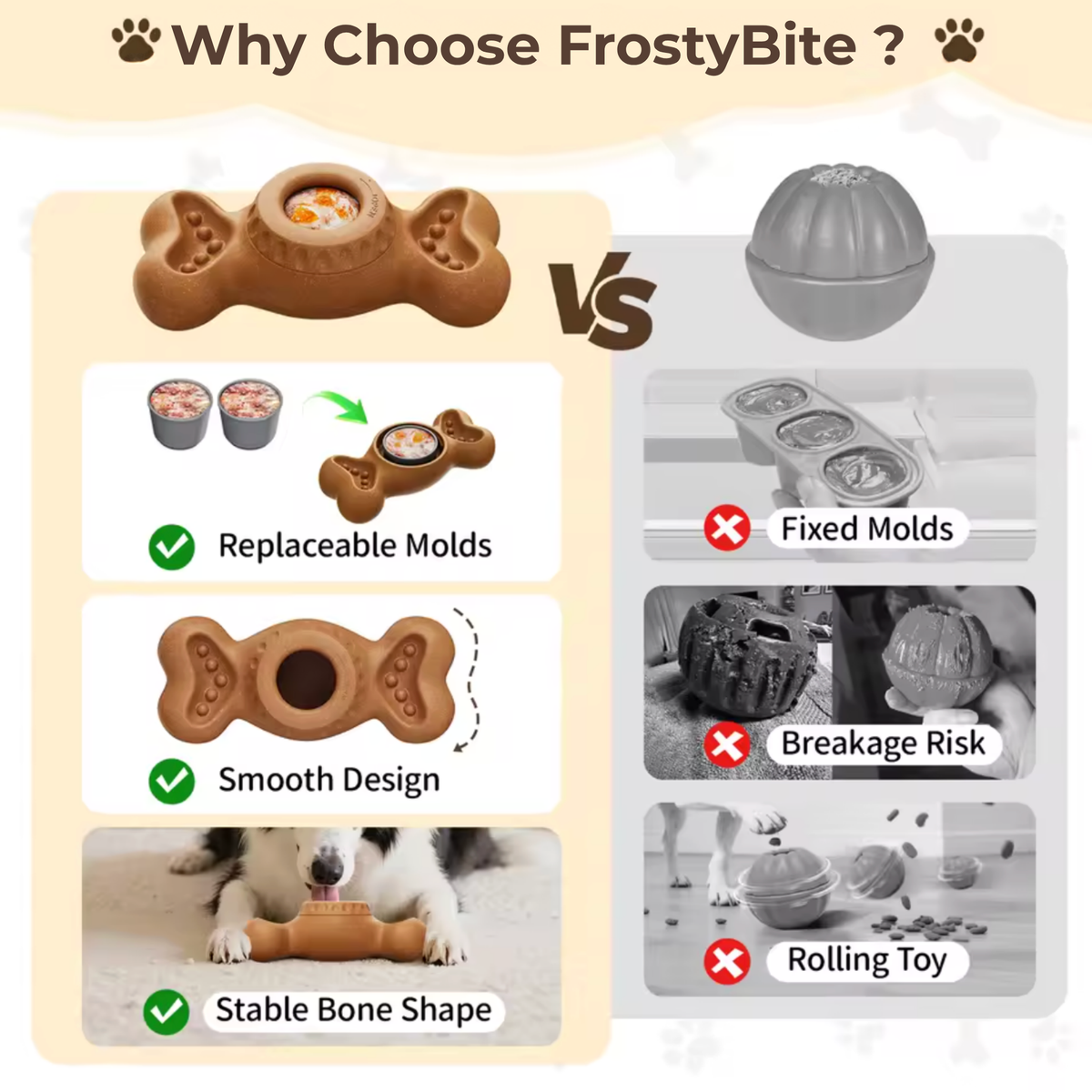 FrostyBite 3-in-1 Chew Toy
